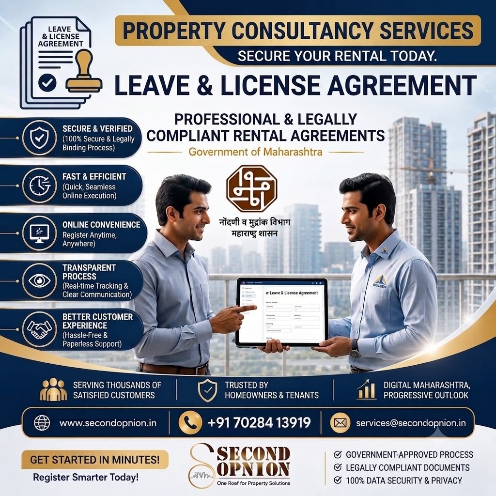Leave & License Agreement Service Poster